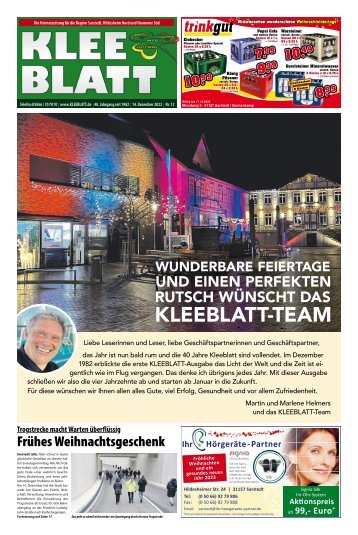 KLEEBLATT Dezember 2022