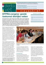 EFPRA-congres: goede toekomst dierlijke vetten - Vereniging ...