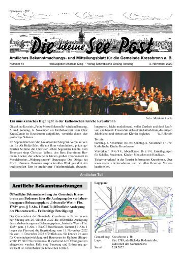 Die kleine See-Post 03.11.2022