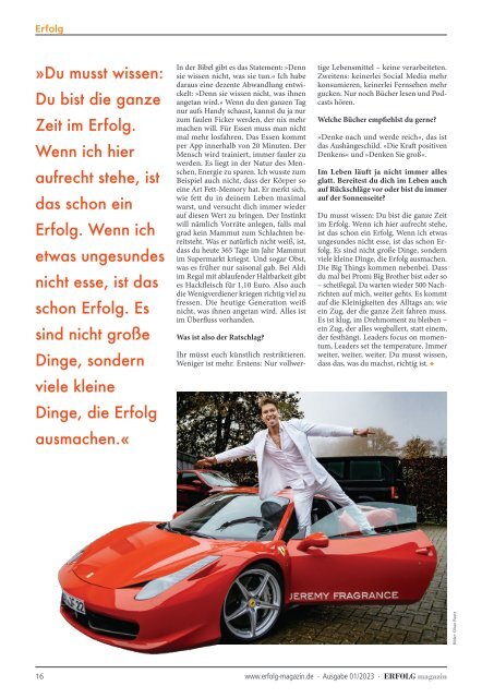 Erfolg Magazin Ausgabe 01-2023