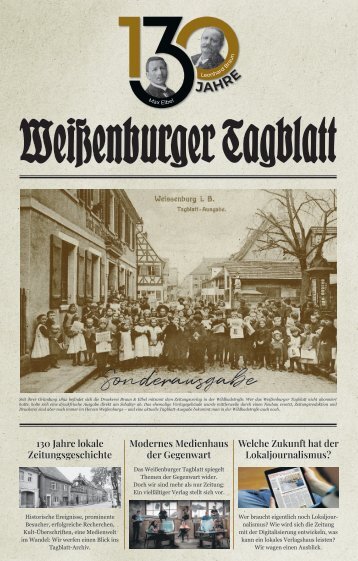 130  Jahre Weißenburger Tagblatt