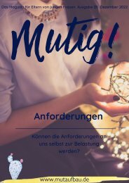 Mutig! Ausgabe 5 (Dezember 2022)