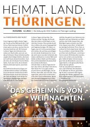 HEIMAT. LAND. THÜRINGEN. Ausgabe 12/22