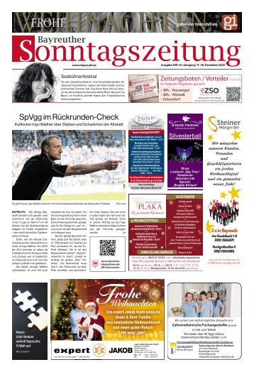 2022-12-18 Bayreuther Sonntagszeitung