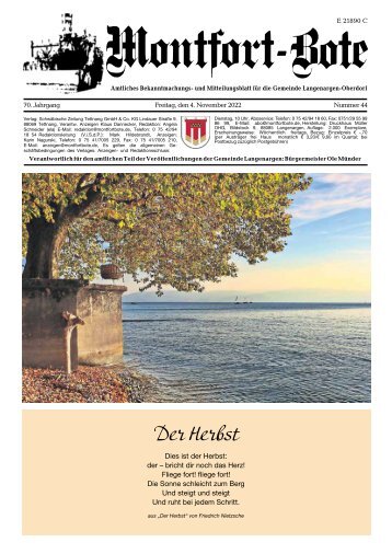 Montfort-Bote 04.11.2022