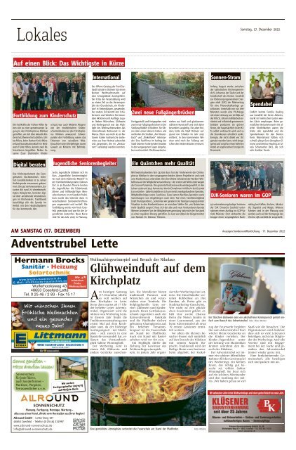 Stadtanzeiger Coesfeld kw 50