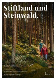 Stiftland Steinwald Imagebroschüre