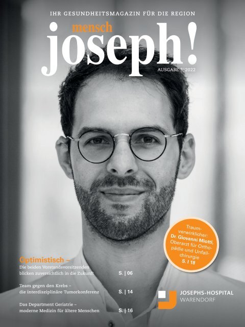 mensch joseph | Magazin 03-2022