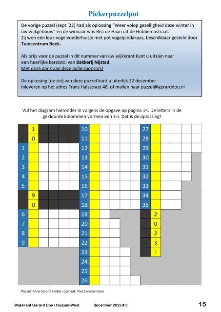 Gerard Dou Huizum West 3 -2022