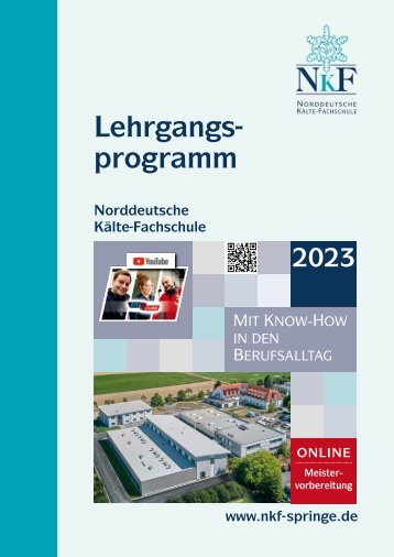 NKF Norddeutsche Kälte-Fachschule Lehrgangsprogramm 2023