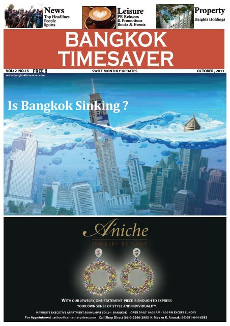 Is Bangkok Sinking ? - Bangkok TimeSaver