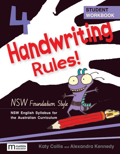 Handwriting Rules NSW 4 Student Book sample/look inside 