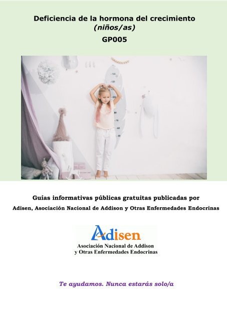 GP005 Deficiencia hormona del crecimiento niños-as