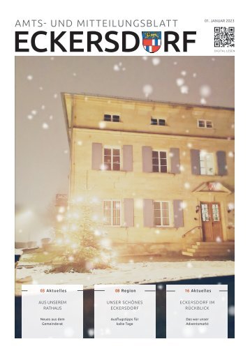 Eckersdorf Amts- und Mitteilungsblatt Januar 2023