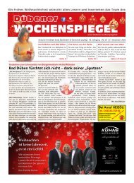 Dübener Wochenspiegel - Ausgabe 25 - Jahrgang 2022