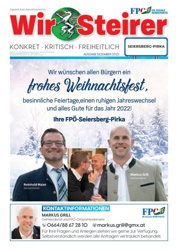 Wir Steirer - Seiersberg-Pirka - Dezember 2022