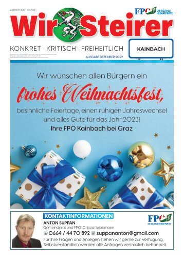 Wir Steirer -  Kainbach - Dezember 2022