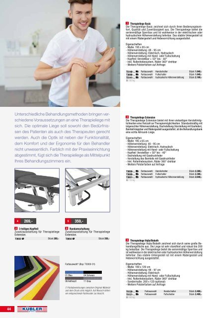 Kübler Sport® Therapie & Fitness 2023