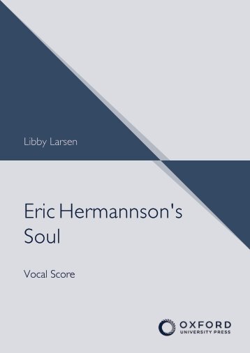 Libby Larsen - Eric Hermannsons Soul