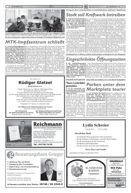 Schwalbacher Zeitung