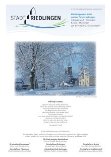 Amtliches Mitteilungsblatt Riedlingen 21.12.2022