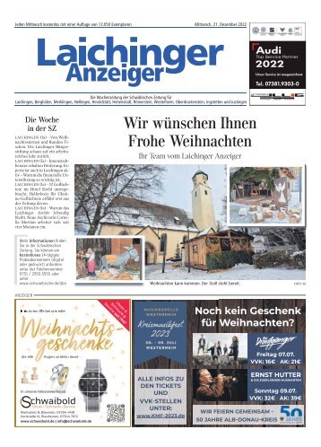 Laichinger Anzeiger 21.12.2022