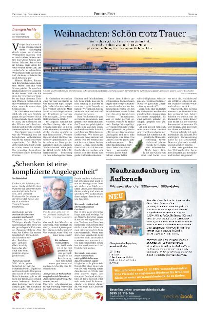 Nordkurier - Weihnachten 2022