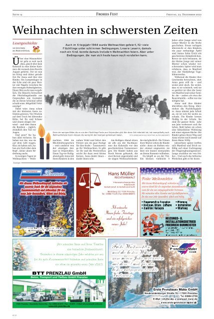 Uckermark Kurier - Weihnachten 2022