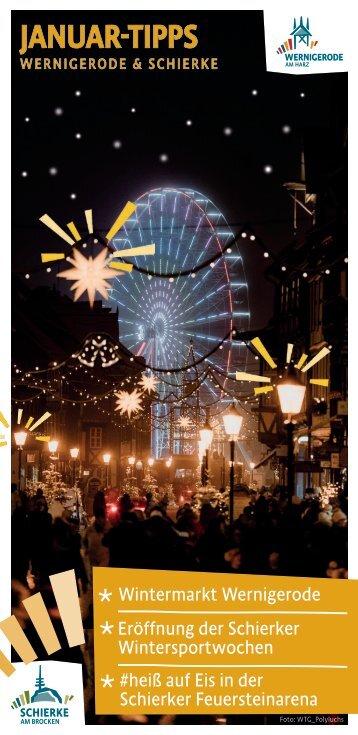 Wernigerode & Schierke Januar Tipps 2023