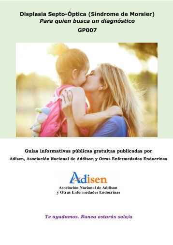 GP007 Displasia Septo-Optica, sindrome de morsier, para quien busca un diagnóstico