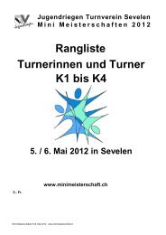 Jugendriegen Turnverein Sevelen Mini ... - STV Balgach