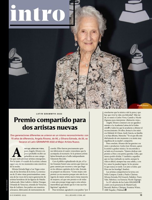 Billboard AR Diciembre 2022