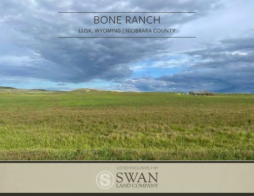 Bone Ranch Offering Brochure