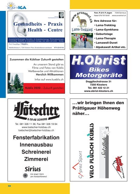 4. Prättigauer Industrie - Ackermann Bestattungen