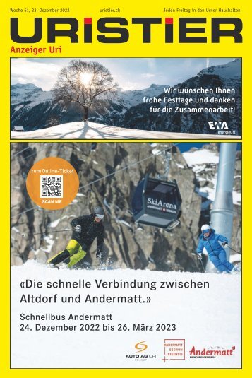 51.2022 Uristier – Der Urner Gratisanzeiger