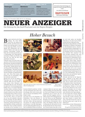 Neuer Anzeiger 23. Dezember 2022