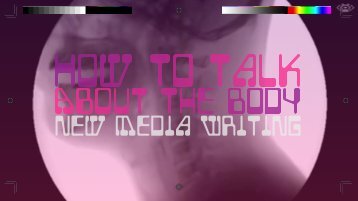 ENGL 4010: How to Talk About the Body (SP23)