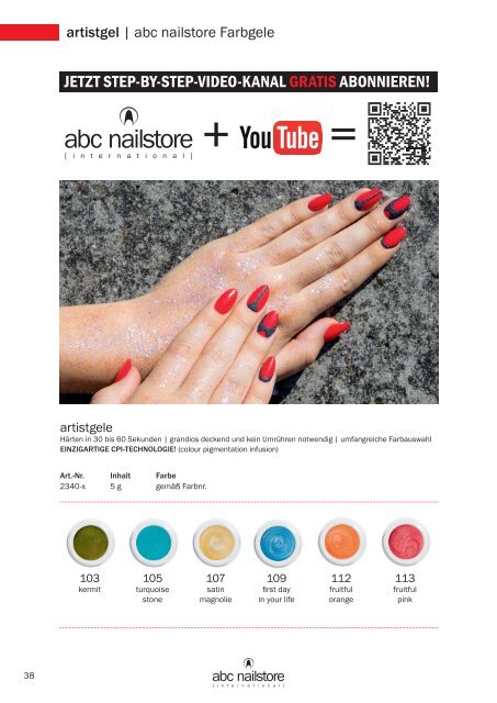 abc nailstore product & training guide | 2023