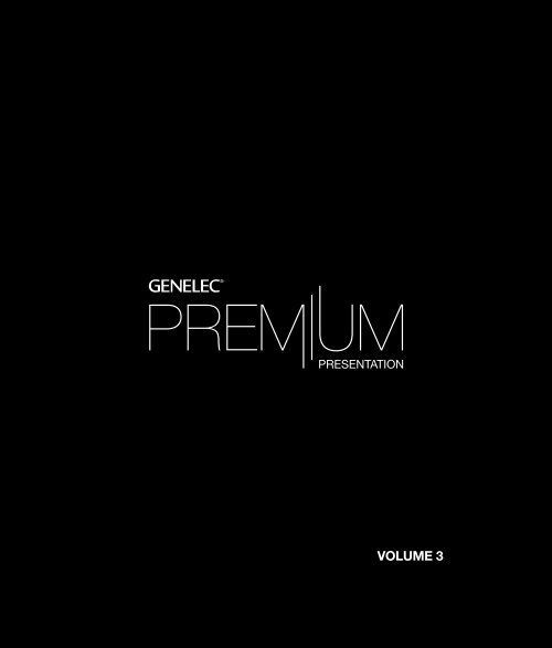 Genelec Premium Presentation - Volume 3  (2023)