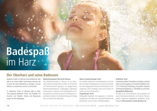 Urlaubsmagazin Oberharz 2023/2024