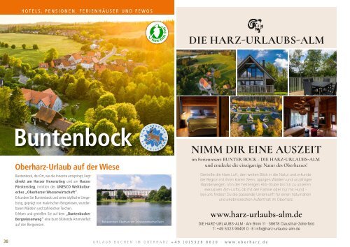 Urlaubsmagazin Oberharz 2023/2024