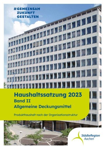 Haushaltssatzung 2023 ADM