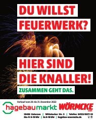 Hagebaumarkt Wörmcke Silvester Feuerwerk