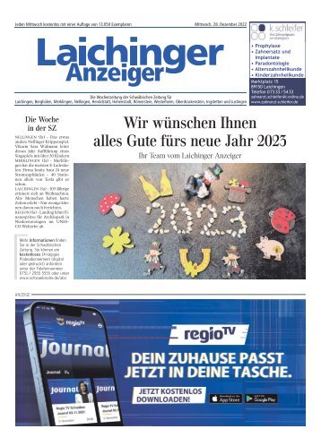 Laichinger Anzeiger 28.12.2022