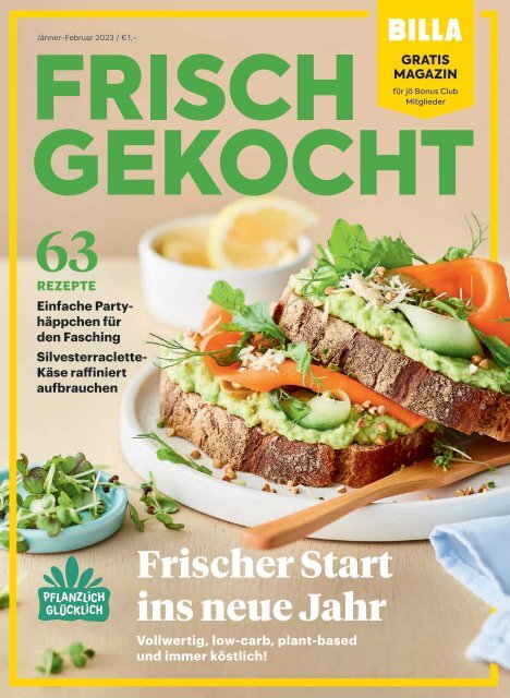 FRISCH GEKOCHT Vorschau Jänner/Februar 2023