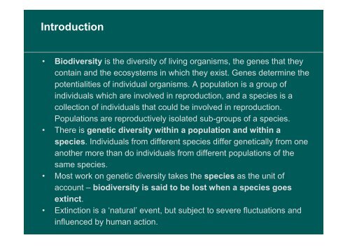 The economics of ecosystem services - Potsdam Institute for Climate ...