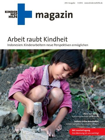 Kindernothilfemagazin 3/2012