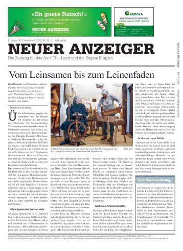 Neuer Anzeiger 30. Dezember 2022
