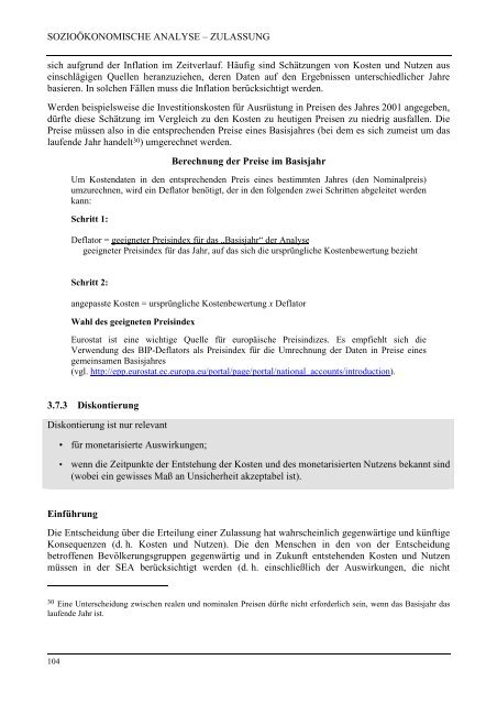 Leitlinien zur Erstellung sozioökonomischer ... - ECHA - Europa