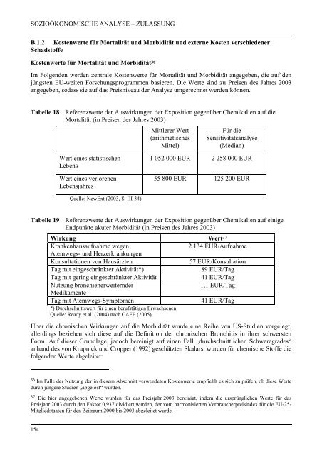 Leitlinien zur Erstellung sozioökonomischer ... - ECHA - Europa